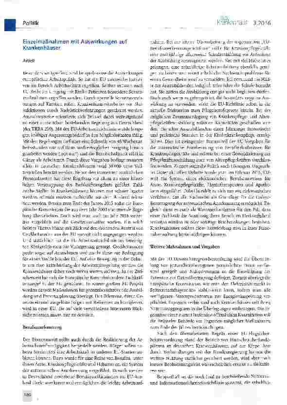 Vorschauseite 2: Gesundheitspolitik in der EU und in den Mitgliedsstaaten Wo ist die Bruchstelle?