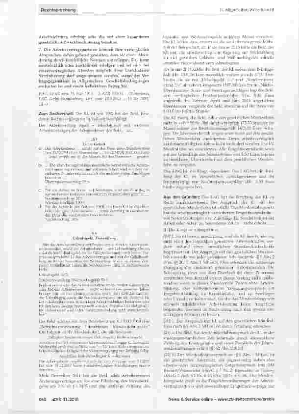 Vorschauseite 2: Erfüllung des gesetzlichen Mindestlohns