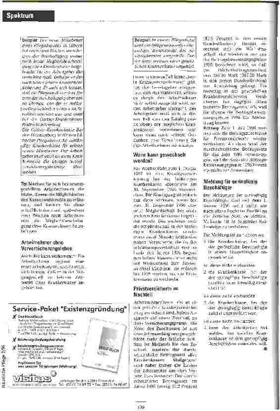 Vorschauseite 2: Aufbruch in die freie Marktwirtschaft? Das neue Krankenkassenrecht