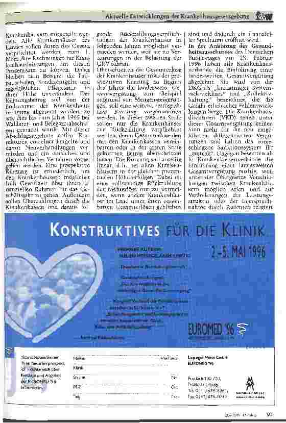 Vorschauseite 4: Aktuelle Entwicklungen der Krankenhausgesetzgebung