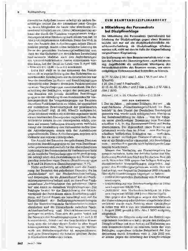 Vorschauseite 4: Richtwerte für Noten bei dienstlichen Beurteilungen