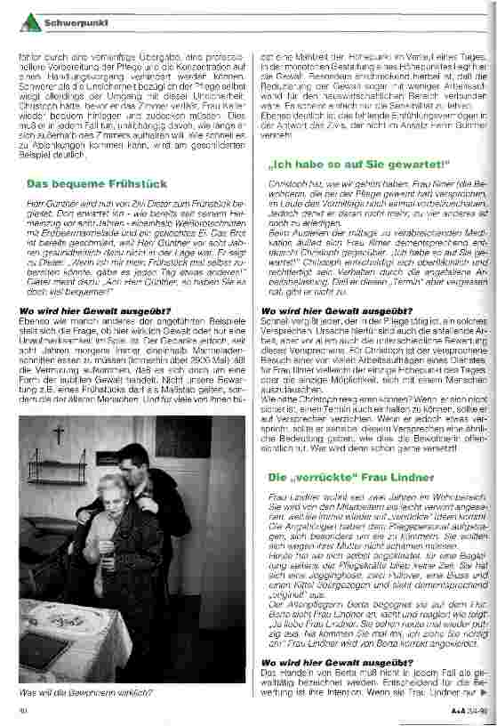 Vorschauseite 4: Ein ganz normaler Tag in einem Heim (Eine Fiktion)