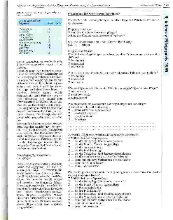 Vorschauseite 4: Mithilfe von Angehörigen bei der Pflege von Patienten auf der Intensivstation
