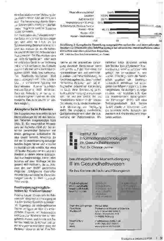 Vorschauseite 4: Patientennah und präventiv Telemedizin senkt stationärePatientenzahlen in der Kardiologie