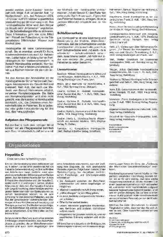 Vorschauseite 2: 200 Jahre Homöopathie