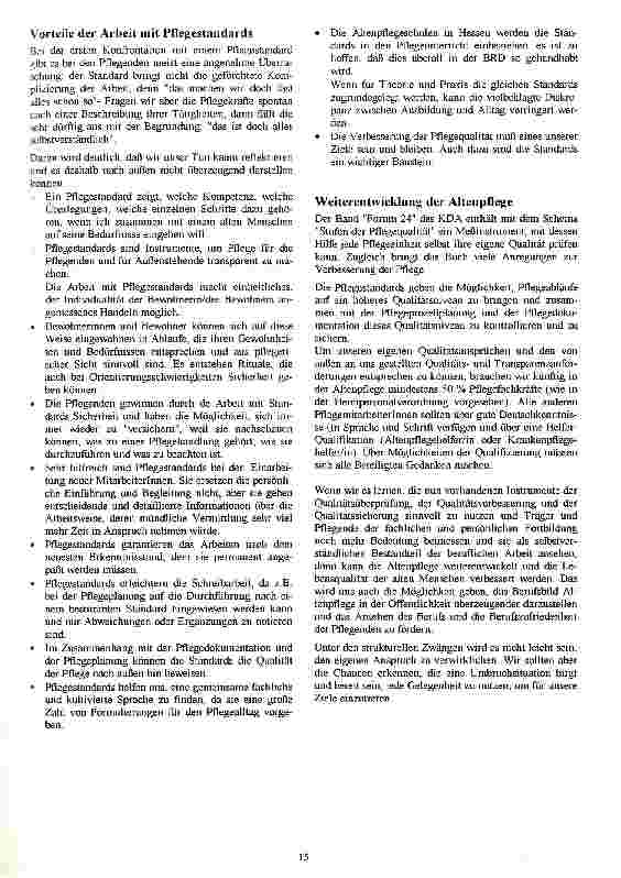 Vorschauseite 4: Pflegequalität in der stationären Altenpflege
