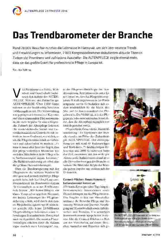 Vorschauseite 1: Das Trendbarometer der Branche