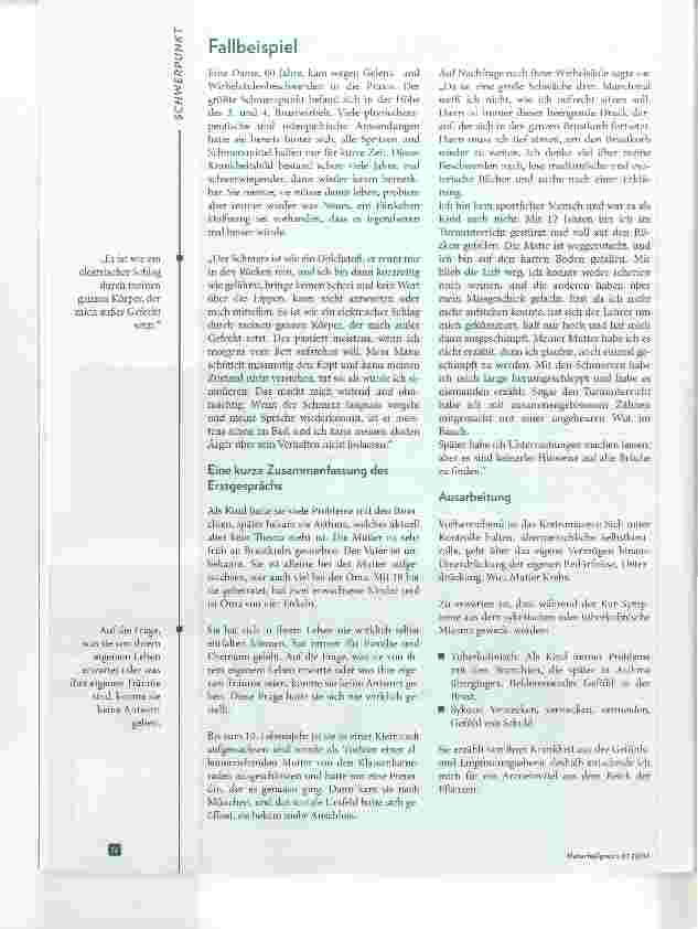 Vorschauseite 3: Die Herausforderung der Behandlung chronischer Krankheiten Erfahrungen aus der honnöopathischen Praxis