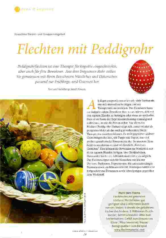 Vorschauseite 1: Flechten mit Peddigrohr