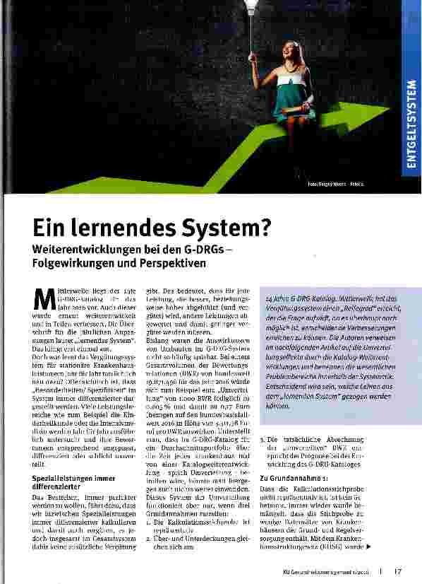 Vorschauseite 1: Ein lernendes System?