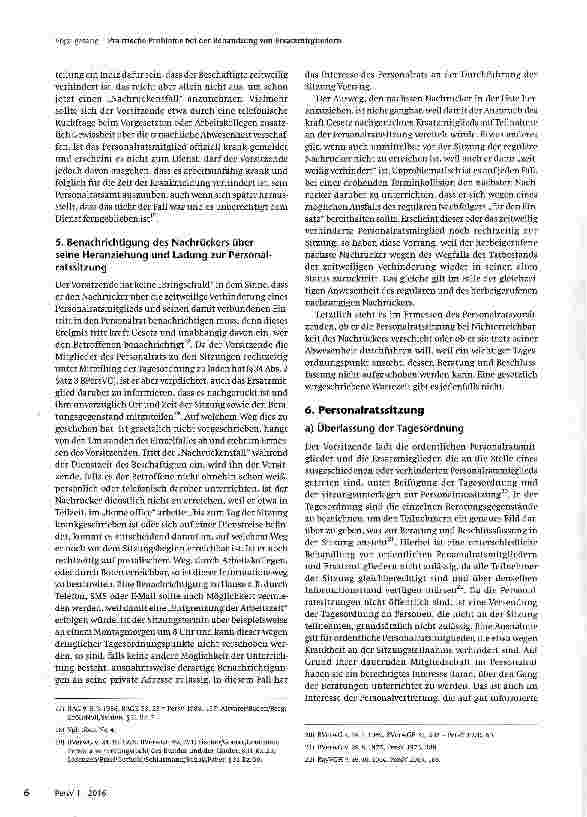 Vorschauseite 3: Praktische Probleme bei der Behandlung von Ersatz-mitgliedern