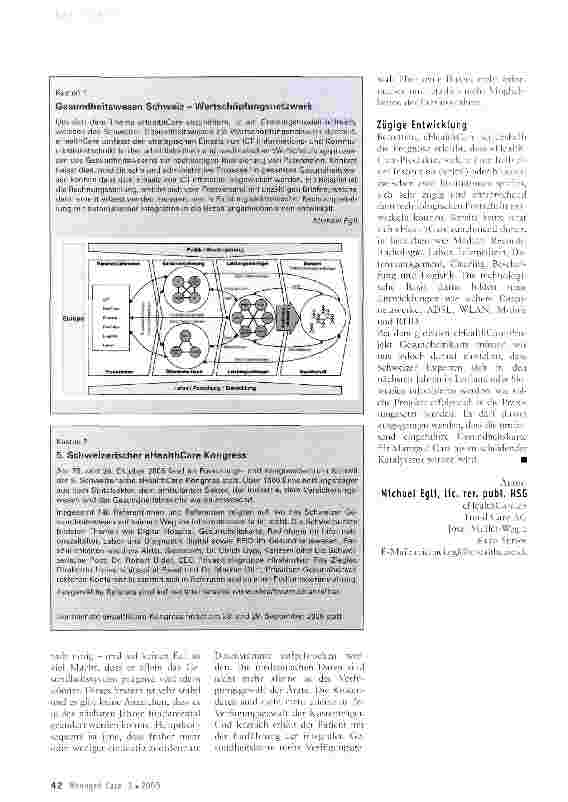Vorschauseite 2: Gesundheitswesen auf dem weg ins Informationszeitalter