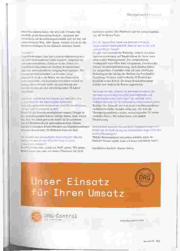 Vorschauseite 5: Wir wollen Outsourcing vermeiden