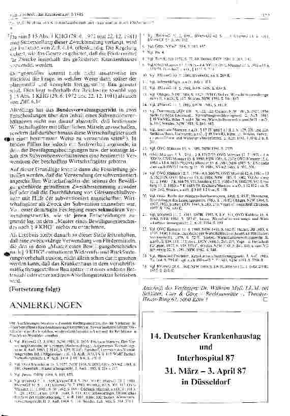 Vorschauseite 5: Bindung von Krankenhausbetrieb und Organisationen durch Fördermittel