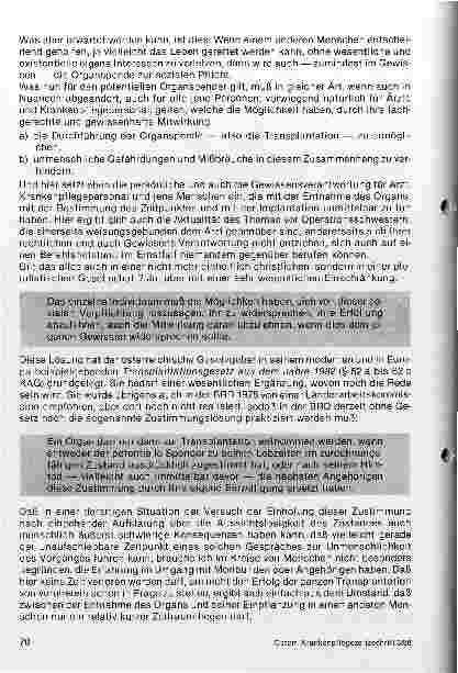 Vorschauseite 3: Rechtliche und ethische Fragen bei der Mitwirkung an der Organtransplantation