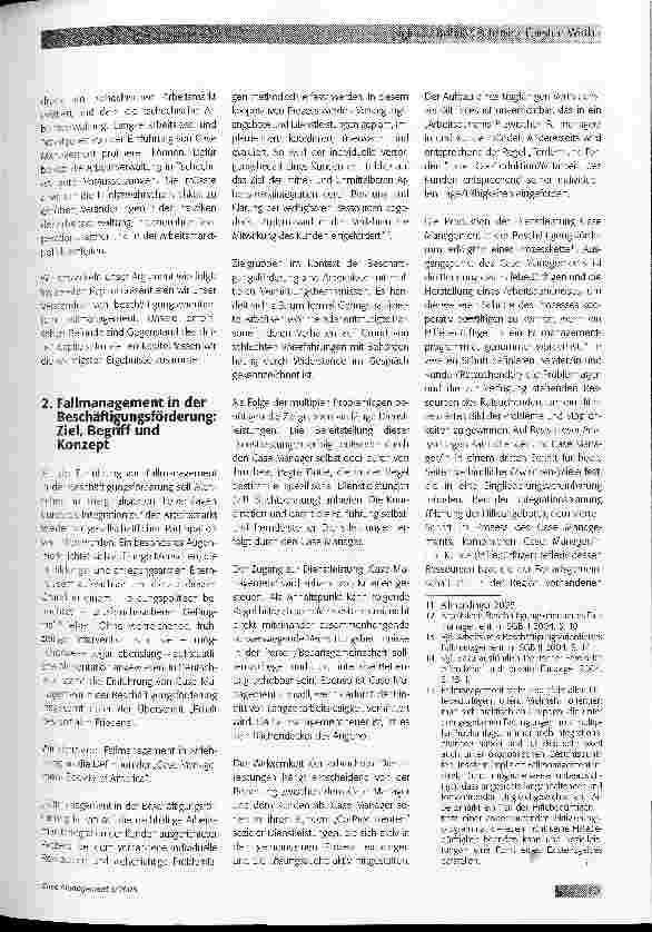 Vorschauseite 2: Fallmanagement in der Beschäftigungsförderung: Ein Fall für die Tschechische Republik?