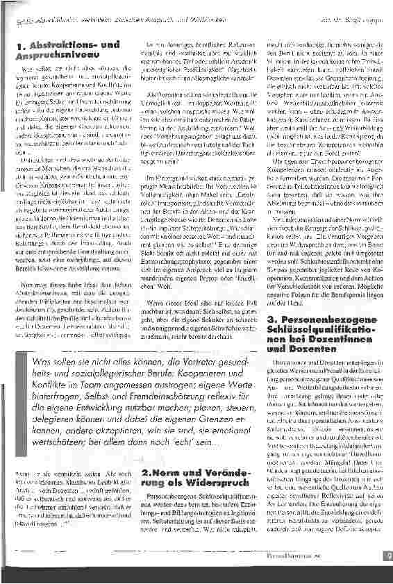Vorschauseite 2: Schlüsselqualifikationen vermitteln: Zwischen Anspruch und Wirklichkeit