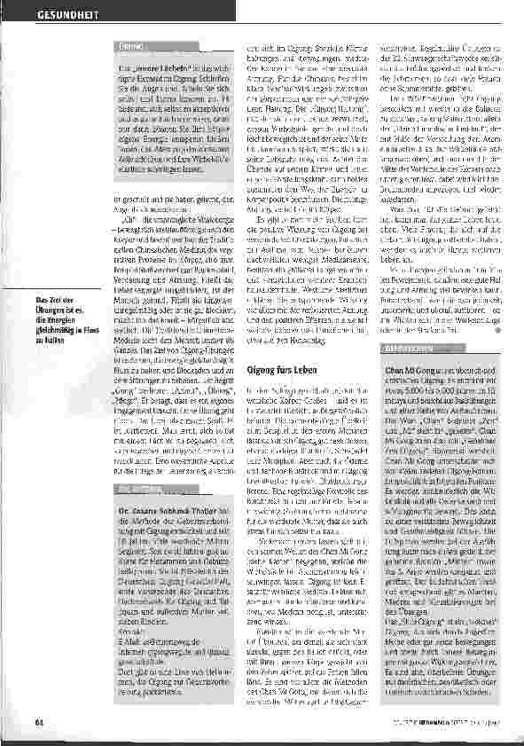 Vorschauseite 2: Qigong in der Schwangerschaft