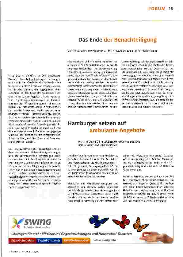 Vorschauseite 2: Eine veränderte Pflegekultur entwickeln