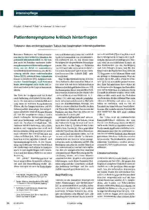 Vorschauseite 1: Patientensymptome kritisch hinterfragen