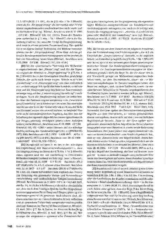 Vorschauseite 4: Mitbestimmung bei der Erstfestsetzung von Erfahrungsstufen