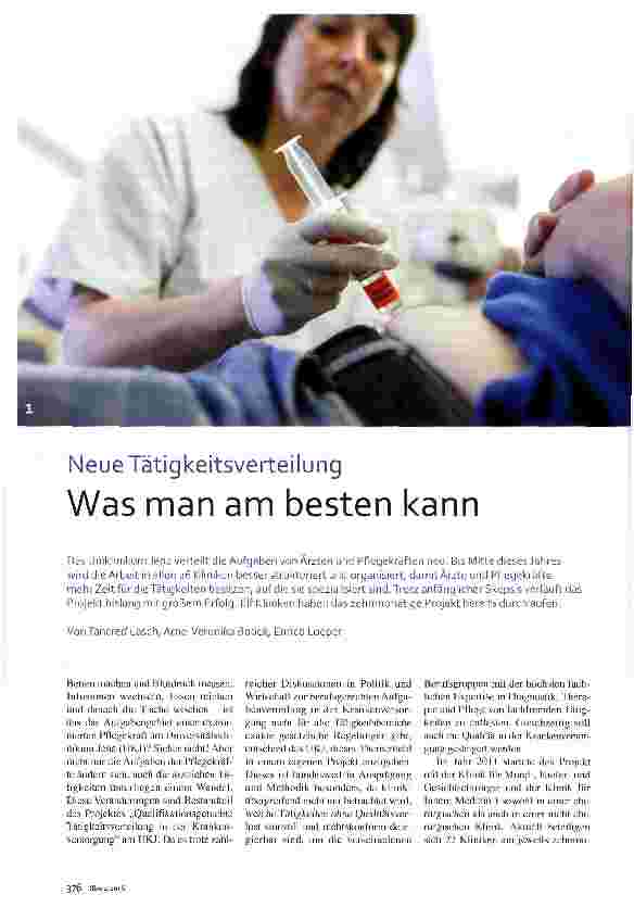 Vorschauseite 1: Was man am besten kann
