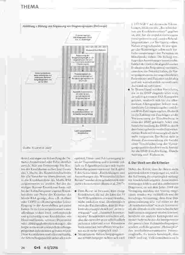 Vorschauseite 4: Morbi-RSA und die Krankheitsauswahl