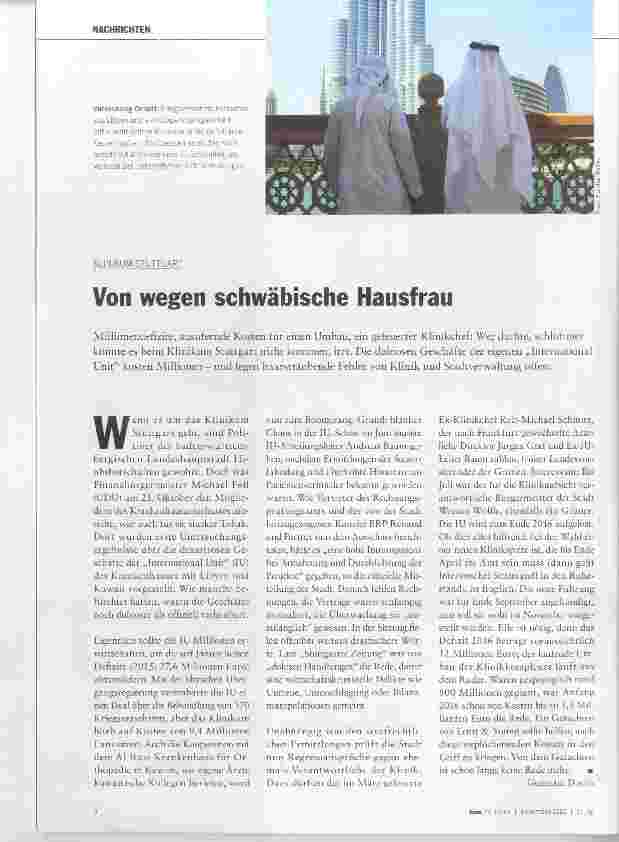 Vorschauseite 1: Von wegen schwäbische Hausfrau
