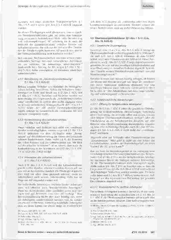 Vorschauseite 4: Änderungen des Arbeitnehmerüberlassungsgesetzes nach dem Gesetzentwurf der Bundesregierung