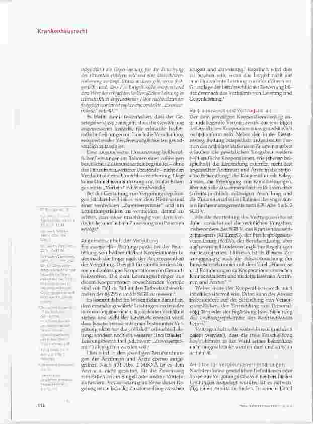 Vorschauseite 2: Erste Hinweise: Kooperationsverträge prüfen im Lichte von §§ 299 a und b StGB