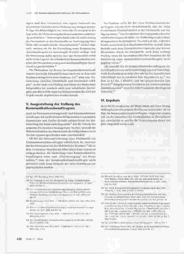 Vorschauseite 6: Der Kommunikationsbeauftragte des Personalrats