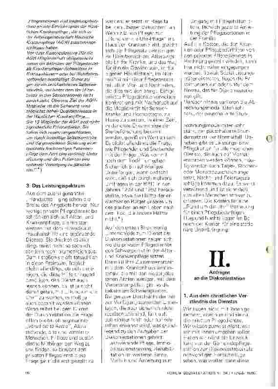 Vorschauseite 3: Die privaten Pflegedienste Eine Herausforderung sorgt für Unruhe