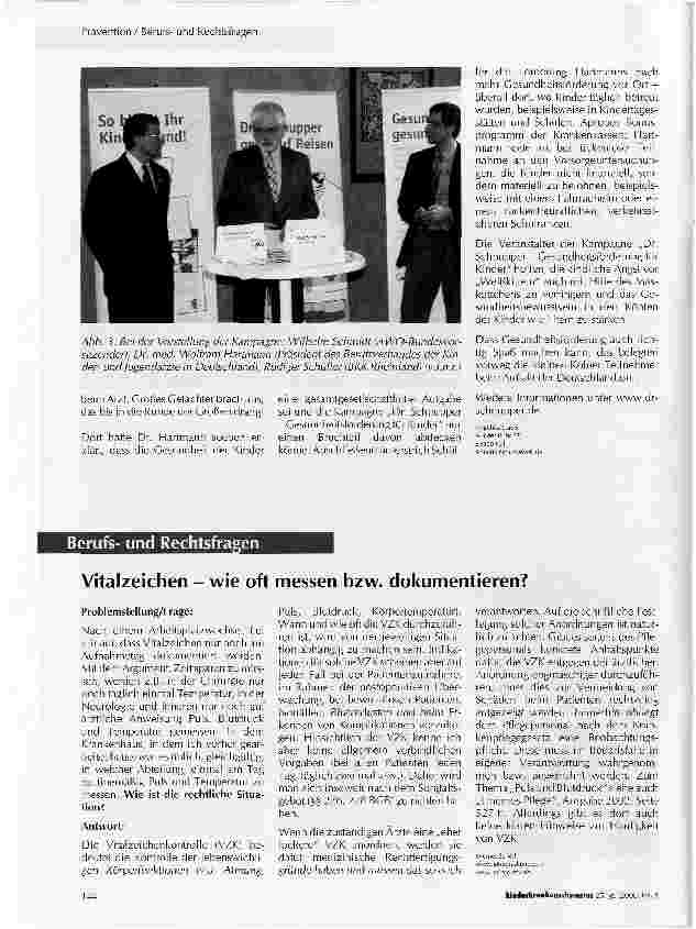 Vorschauseite 2: Dr. Schnupper geht deutschlandweit auf Reisen- Kampagne zur Cesundheitsförderung bei Kindern nahm ihren Auftakt in Köln -