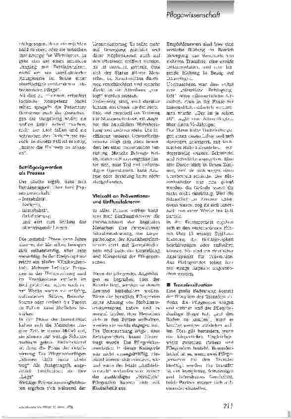 Vorschauseite 2: Prävention von Bettlägerigkeit