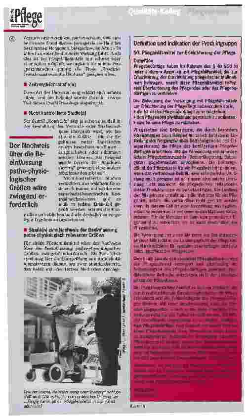 Vorschauseite 2: Der Pflegehilfsmittelkatalog für die Pflegeversicherung