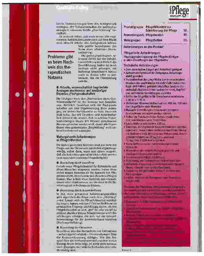 Vorschauseite 3: Der Pflegehilfsmittelkatalog für die Pflegeversicherung
