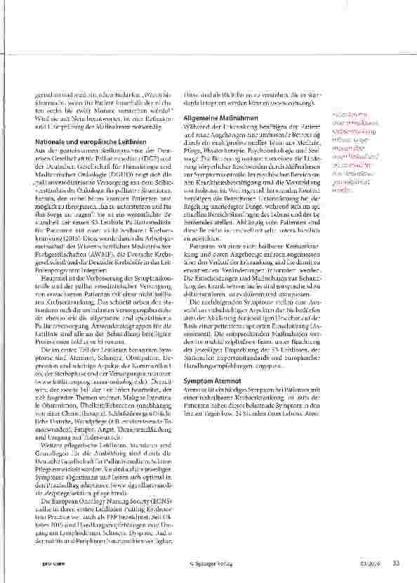 Vorschauseite 2: Frühzeitige Palliativversorgung für mehr Lebensqualität