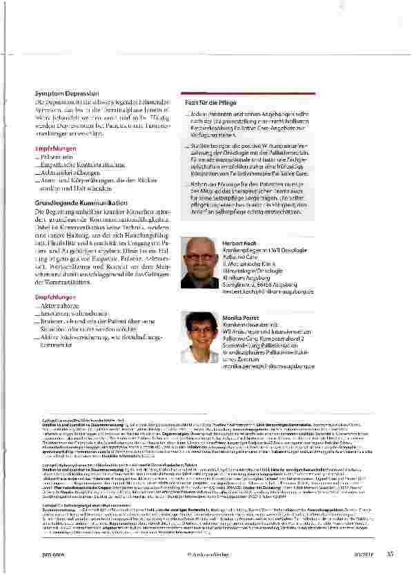 Vorschauseite 4: Frühzeitige Palliativversorgung für mehr Lebensqualität