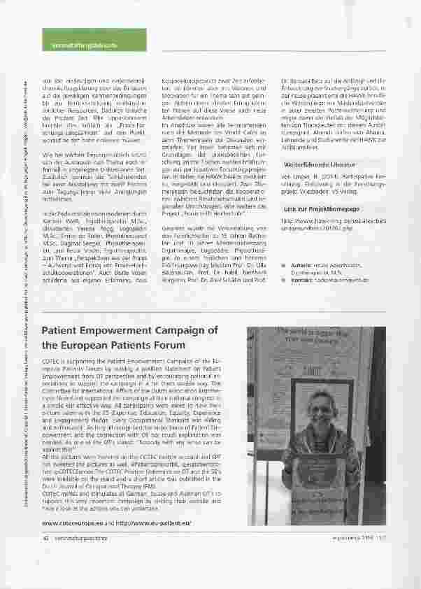 Vorschauseite 2: Praxis und Hochschule regional verknüpfen Tagung@Hildesheim am 24. Oktober 2015 an der HAWK