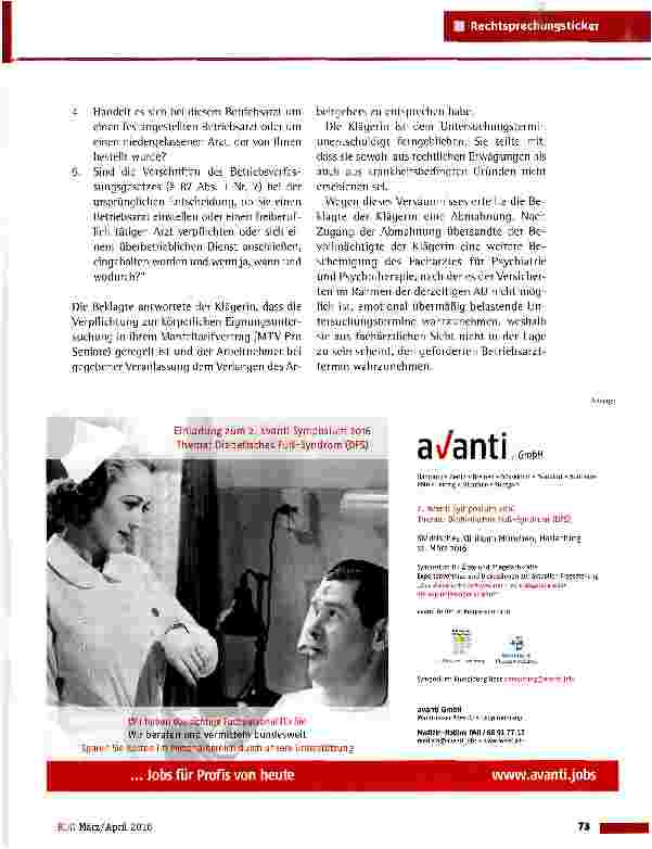 Vorschauseite 2: Entfernung einer Abmahnung aus der Personalakte LAG Mainz vom 12.11.2015 (5 Sa 141/15)
