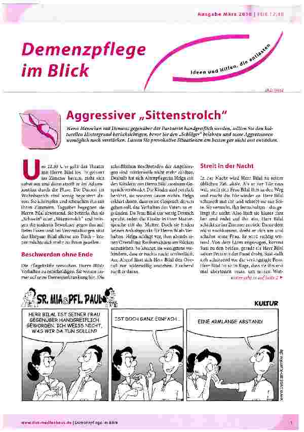 Vorschauseite 1: Aggressiver „Sittenstrolch