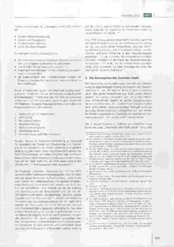 Vorschauseite 2: Integrationsgesetz: Sozialplanung in der Stadtplanung