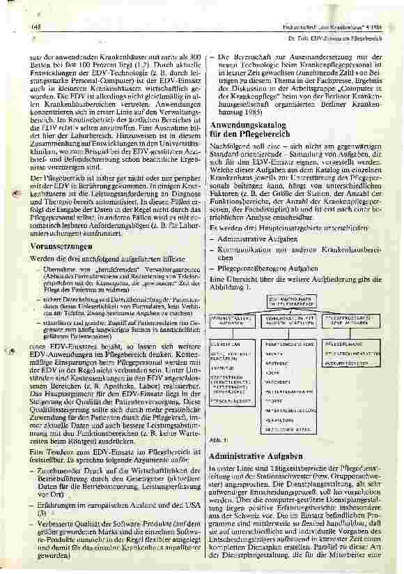 Vorschauseite 2: EDV - Einsatz im Pflegebereich
