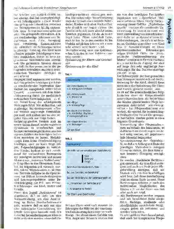 Vorschauseite 3: Die Lebenswelt intensiv behinderter Neugeborener