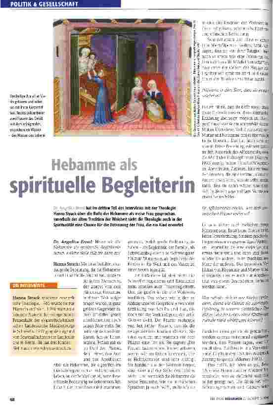 Vorschauseite 1: Hebamme als spirituelle Begleiterin