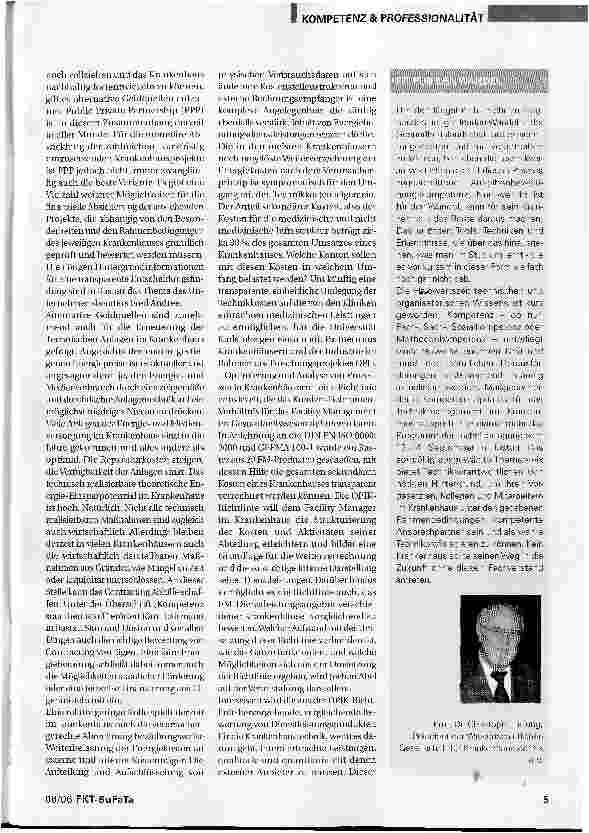Vorschauseite 2: Professionalität in der Krankenhaustechnik