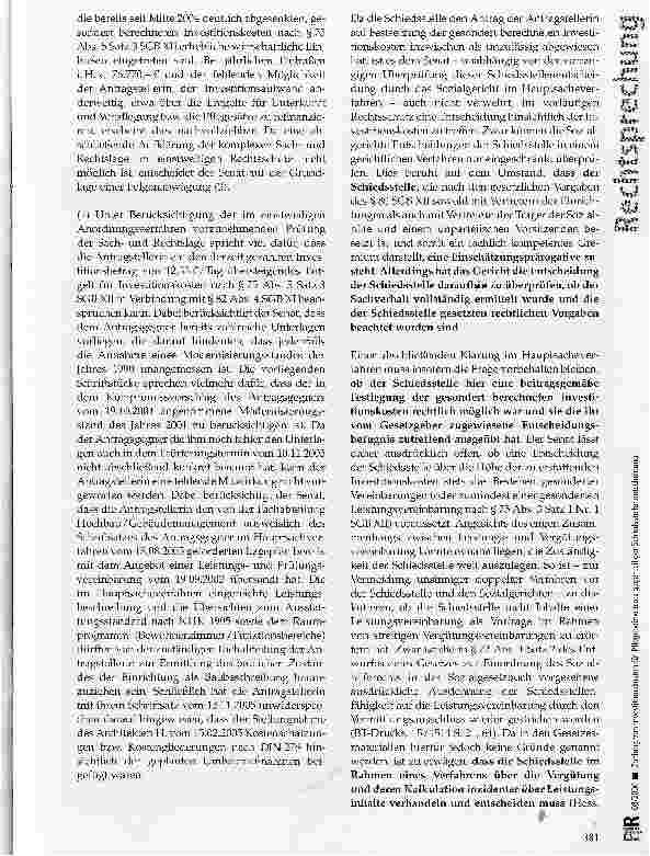 Vorschauseite 4: Zahlung von Investitionskosten für Pflegeheime trotz gegenteiliger Schiedsstellenentscheidung