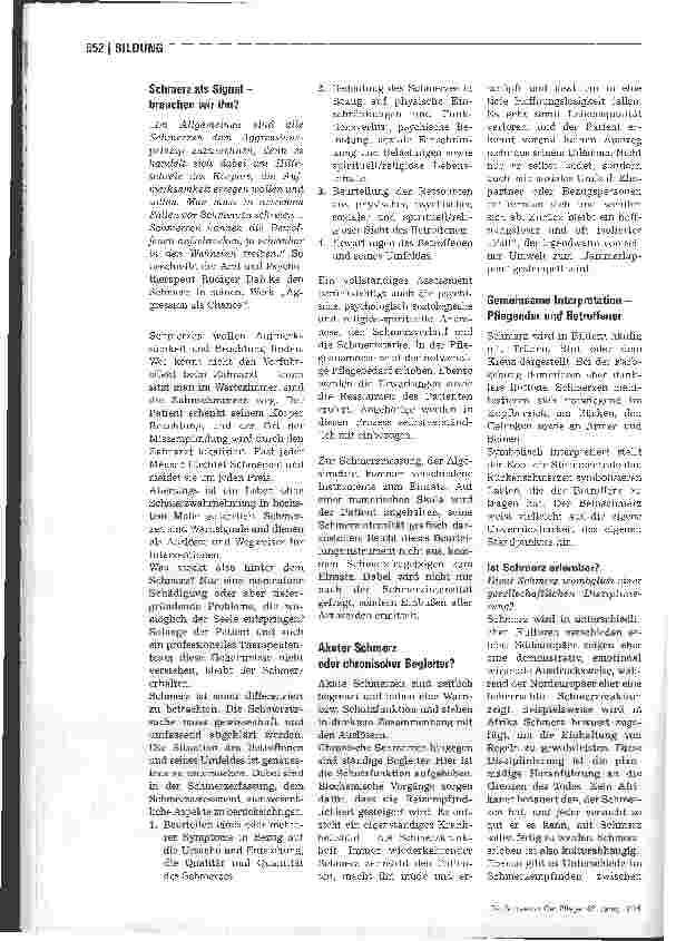 Vorschauseite 3: Pflegerische Aktivitäten im Schmerzmanagement