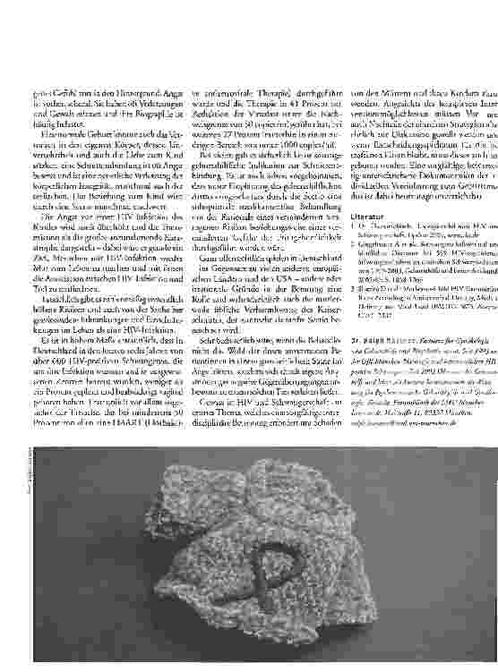 Vorschauseite 3: HIV-positive Schwangere - muss die Sectio wirklich sein?