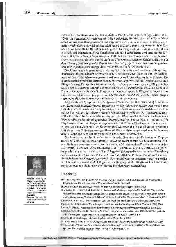 Vorschauseite 4: Nightingale - Beiträge aus der Pflegeforschung für die Pflegepraxis